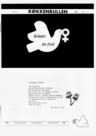 Kvinder for Fred: Køkkenrullen nr. 5, 1985, forside